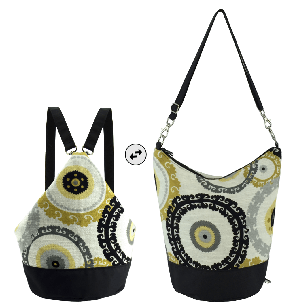 Convertible backpack sale purse nylon