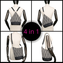 Load image into Gallery viewer, Tutenago Crossbody Convertible Bucket Bag Backpack Purse Messenger Sling Bag