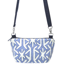Load image into Gallery viewer, Tutenago convertible belt bag/crossbody bag in Navy Stars and Waterproof Nylon