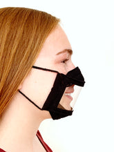 Load image into Gallery viewer, Clear Window Face Mask to see Mouth with no PVC, no Fog, Late-free
