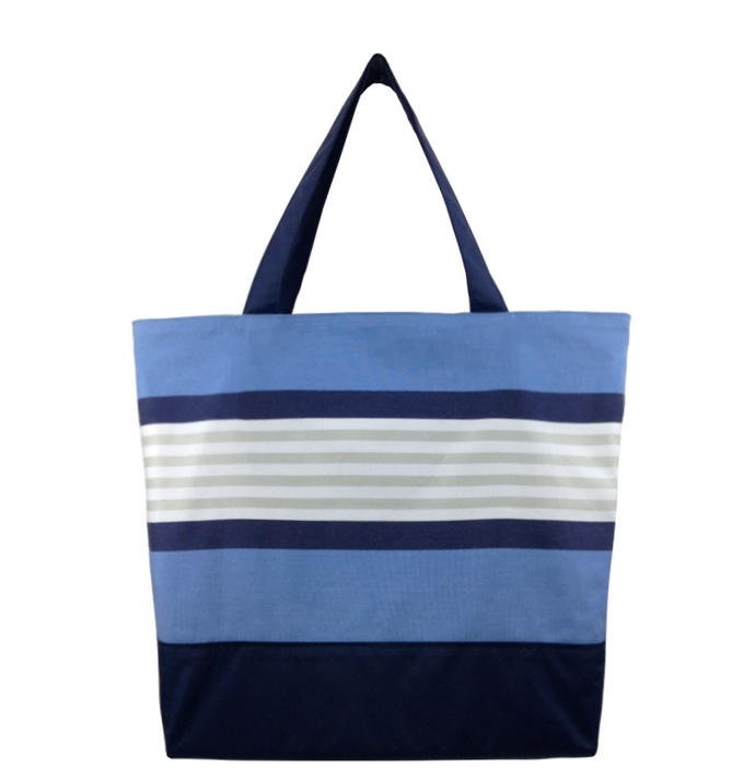 Navy blue nylon tote bag online