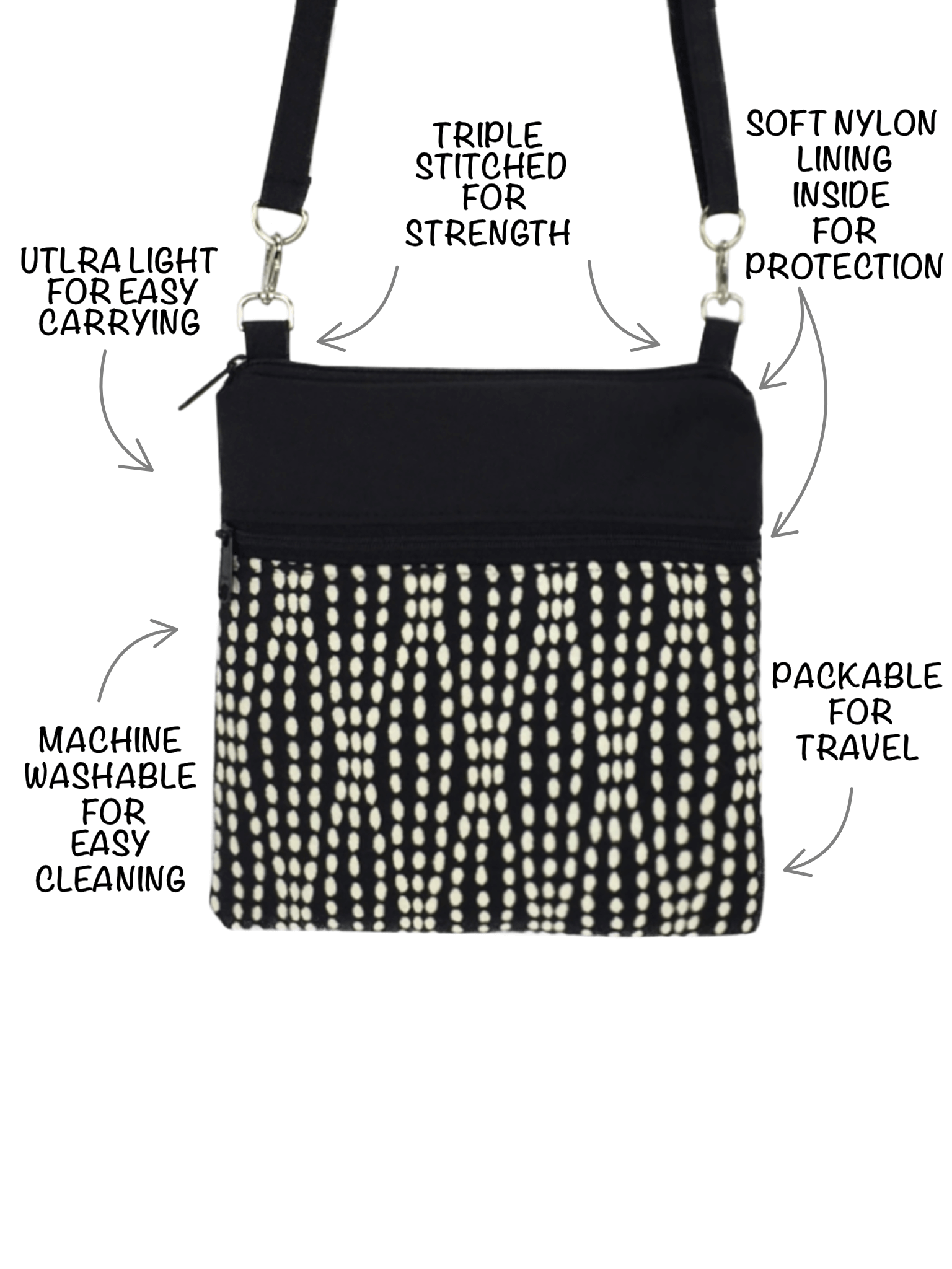 Machine washable crossbody bag outlet