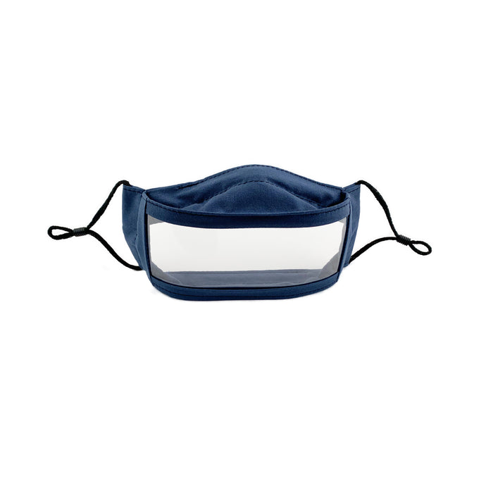 Non-Toxic Blue Oeko-Tex See Through Window Face Mask