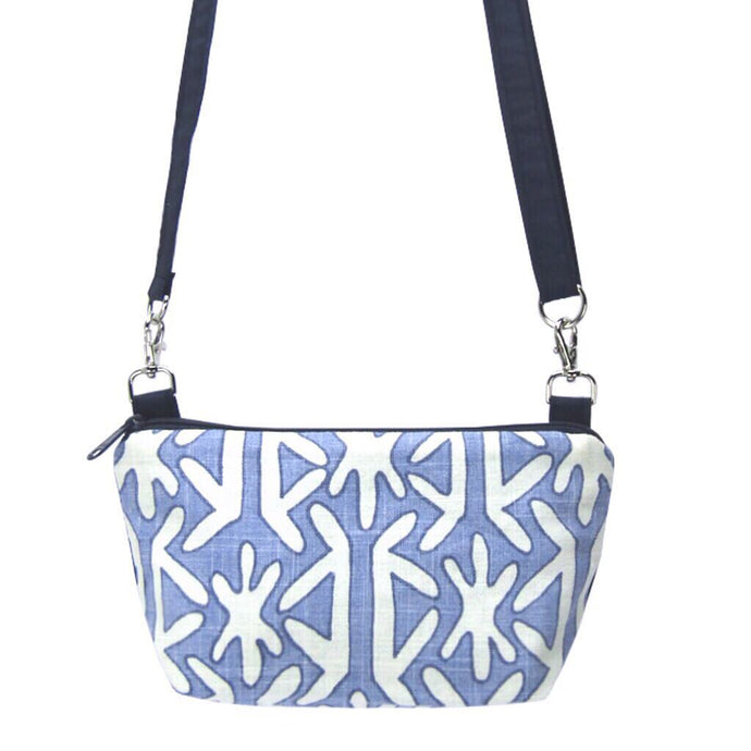 Tutenago convertible belt bag/crossbody bag in Navy Stars and Waterproof Nylon